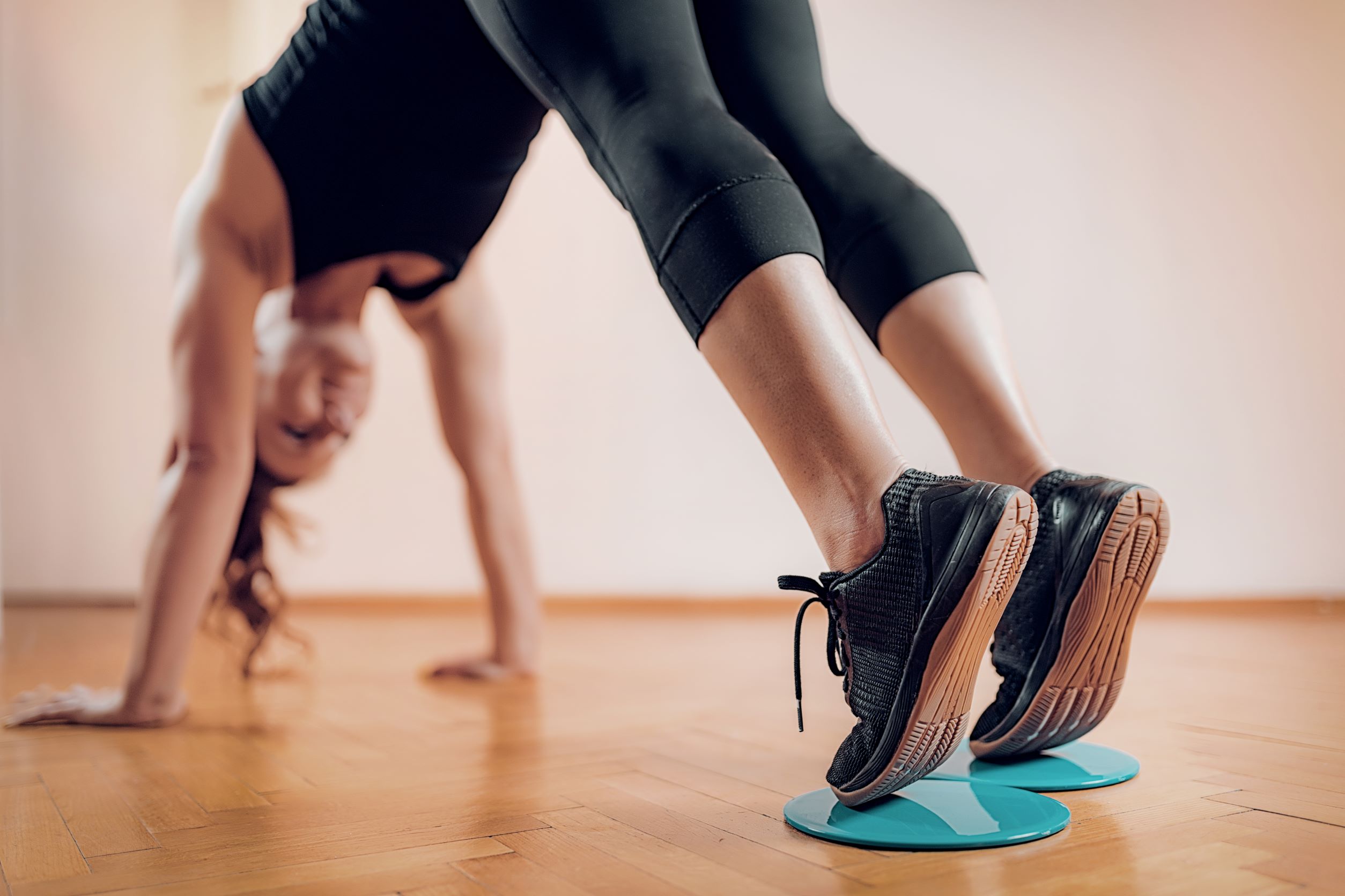 Use gliding discs to take your workouts to the next level gliding discs