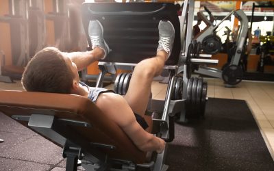 How to do a calf press on a leg press machine